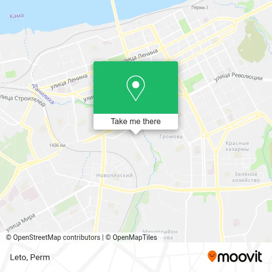 Leto map