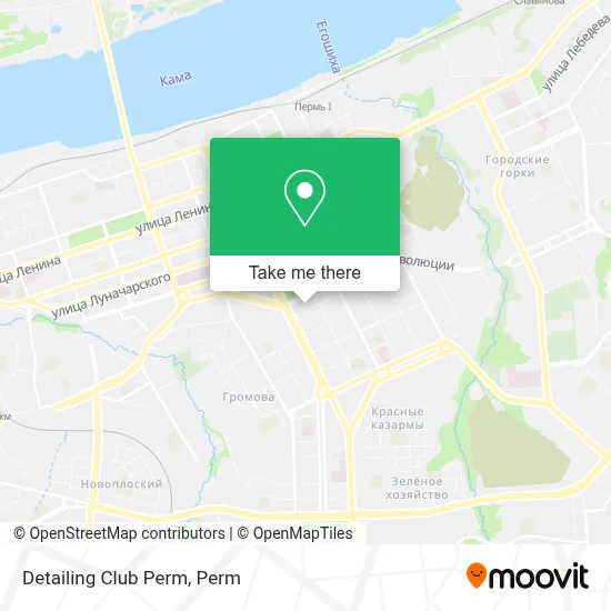 Detailing Club Perm map
