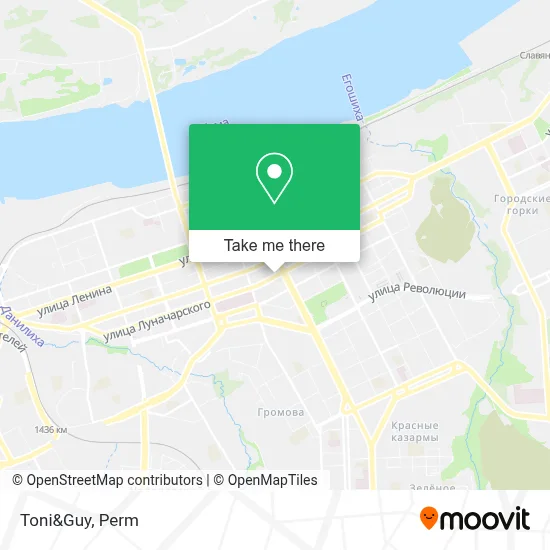 Toni&Guy map