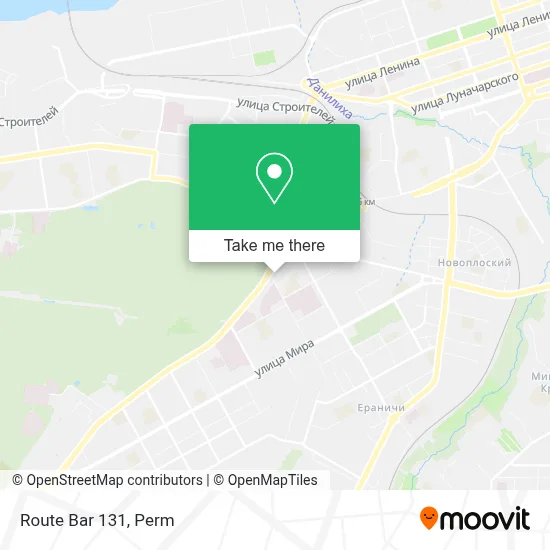 Route Bar 131 map