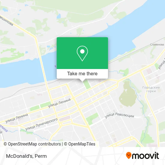 McDonald's map