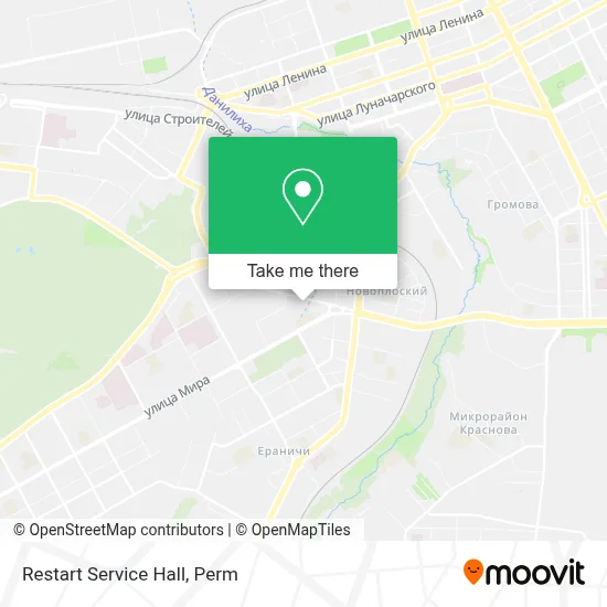 Restart Service Hall map