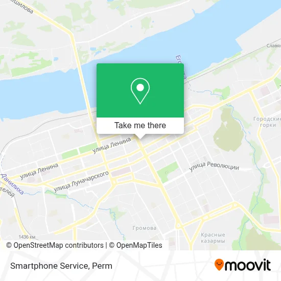 Smartphone Service map