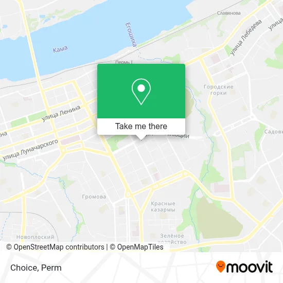 Choice map