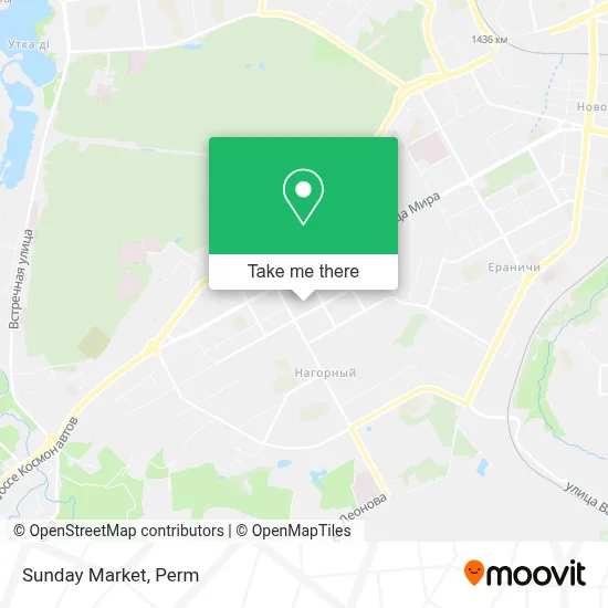 Sunday Market map