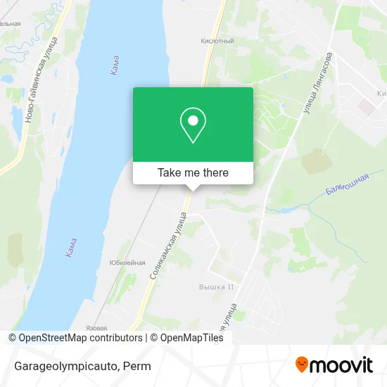 Garageolympicauto map