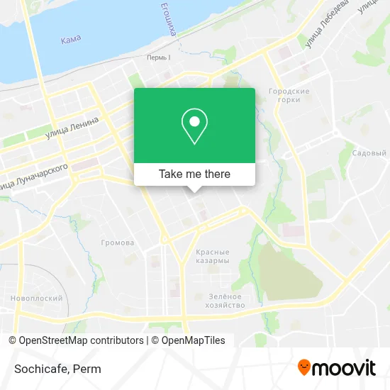 Sochicafe map