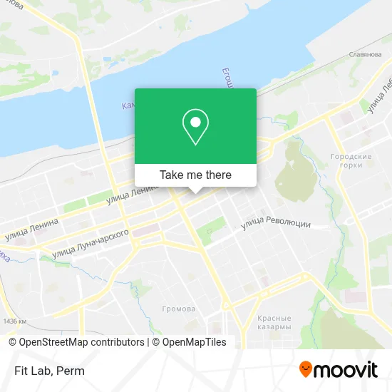 Fit Lab map
