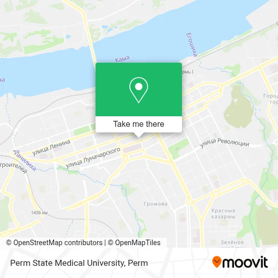 Perm State Medical University map