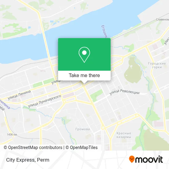 City Express map