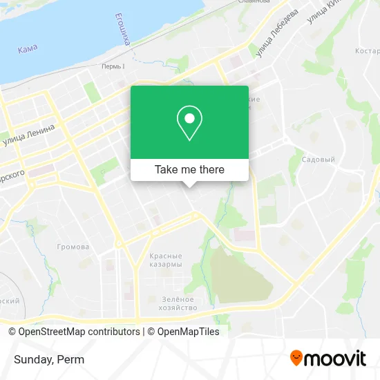 Sunday map