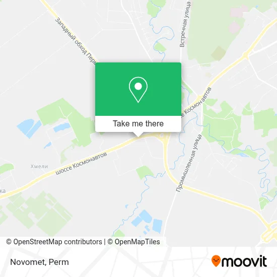 Novomet map