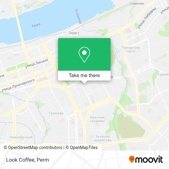 Look Coffee map