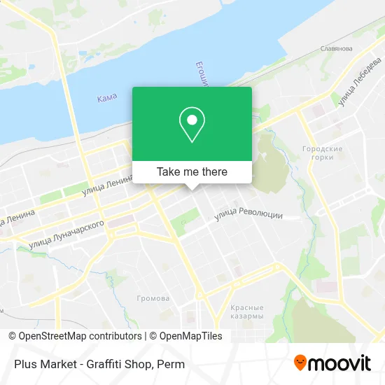 Plus Market - Graffiti Shop map
