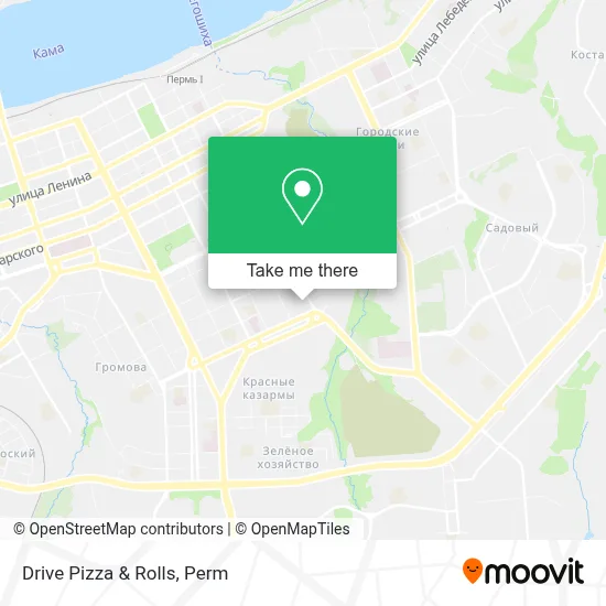 Drive Pizza & Rolls map