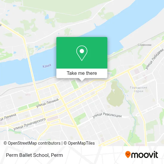 Perm Ballet School map
