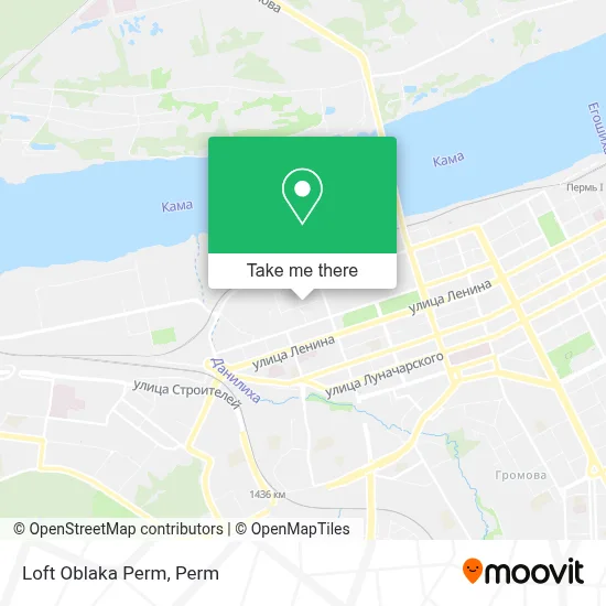 Loft Oblaka Perm map