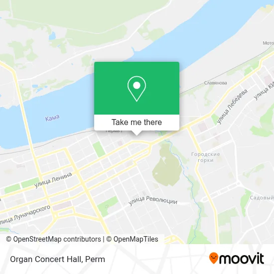 Organ Concert Hall map