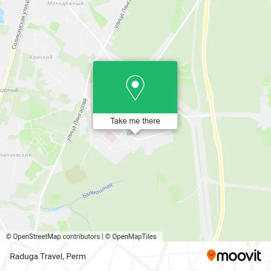 Raduga Travel map