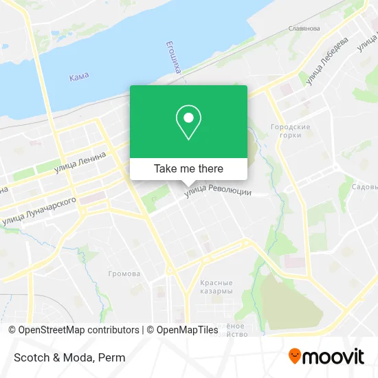 Scotch & Moda map