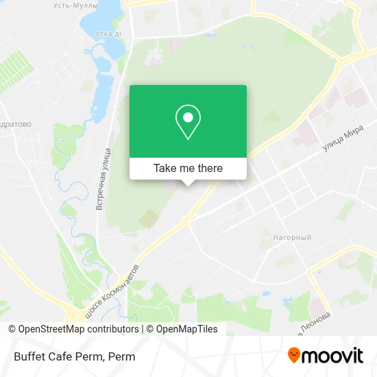 Buffet Cafe Perm map