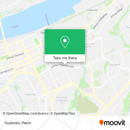 Gudmen map
