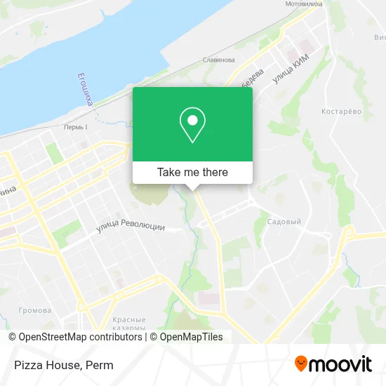 Pizza House map