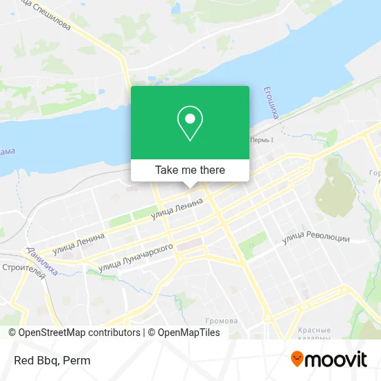 Red Bbq map