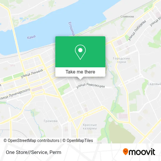 One Store//Service map