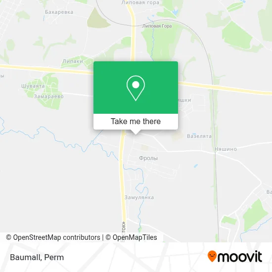 Baumall map