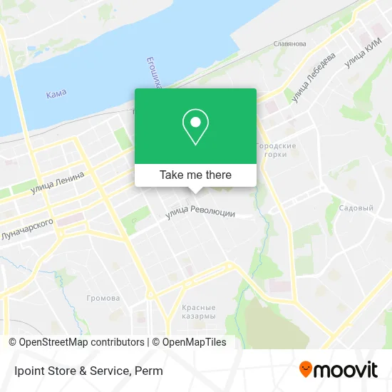 Ipoint Store & Service map
