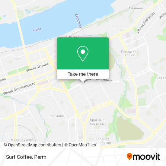 Surf Coffee map