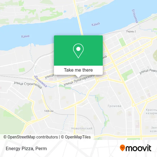 Energy Pizza map