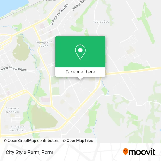 City Style Perm map