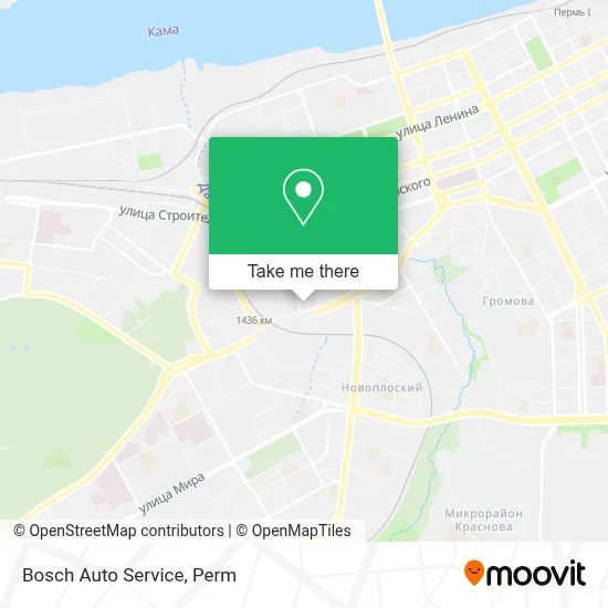 Bosch Auto Service map