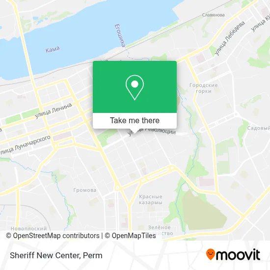 Sheriff New Center map