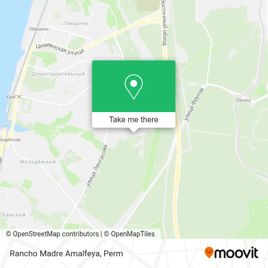 Rancho Madre Amalfeya map