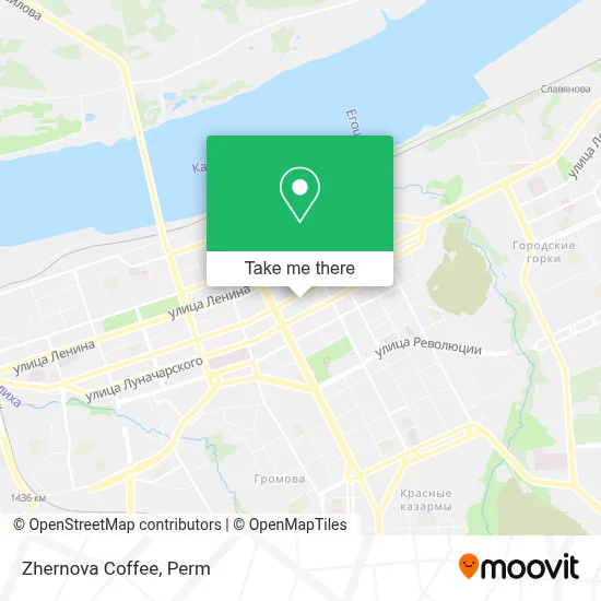 Zhernova Coffee map
