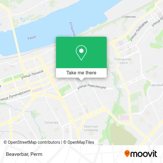 Beaverbar map
