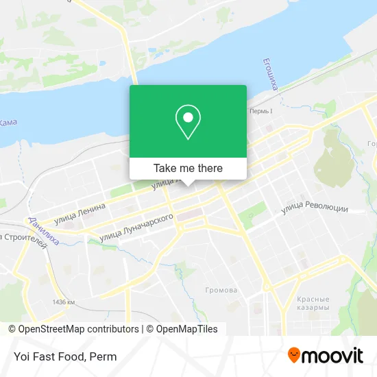 Yoi Fast Food map