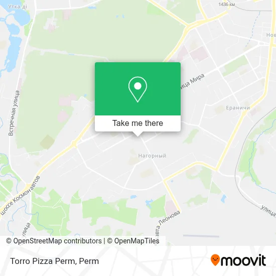Torro Pizza Perm map
