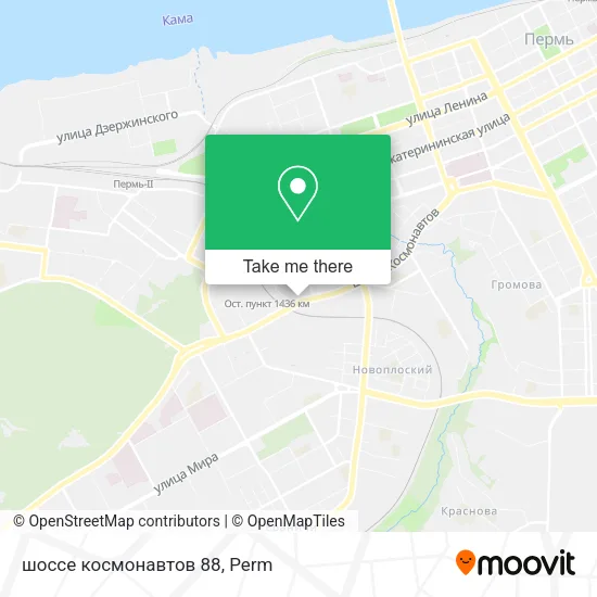 шоссе космонавтов 88 map
