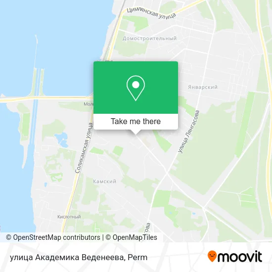 улица Академика Веденеева map