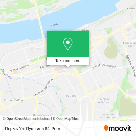 Пермь Ул. Пушкина 84 map