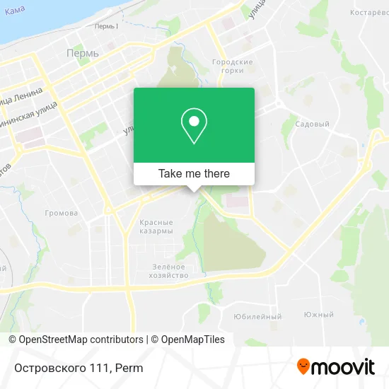 Островского 111 map