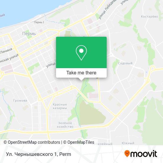 Ул. Чернышевского 1 map
