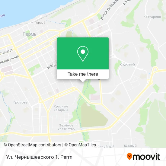 Ул. Чернышевского 1 map