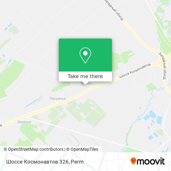 Шоссе Космонавтов 326 map