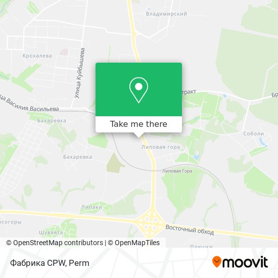 Фабрика CPW map