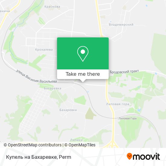 Купель на Бахаревке map